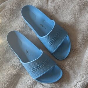 Birkenstock Light Blue Slide Sandals